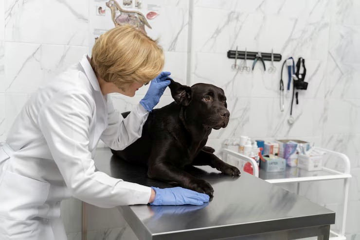 Clínica veterinária para cães